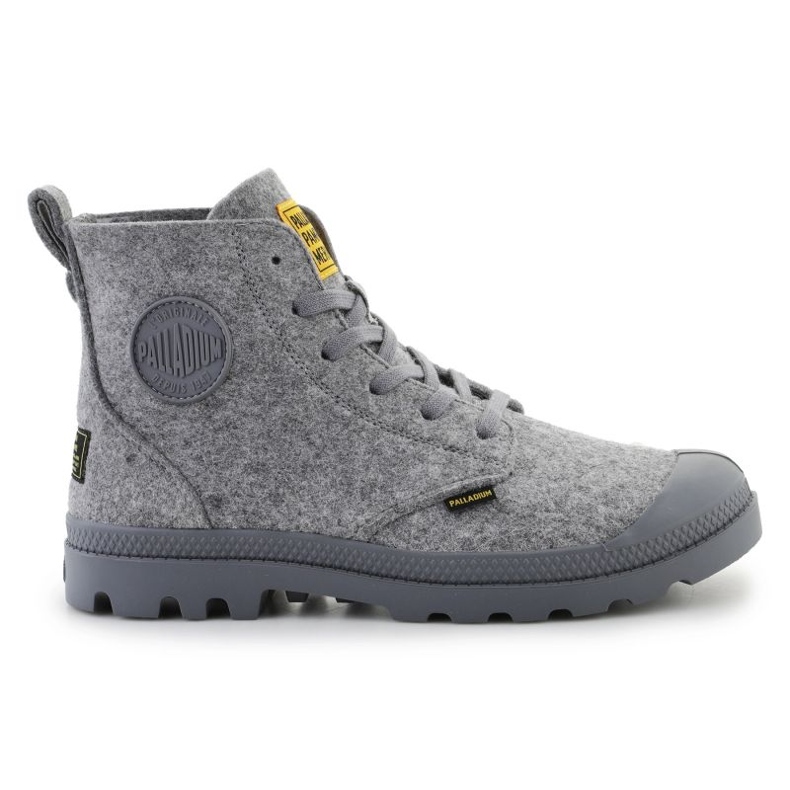 Chaussures Palladium Pampa Hi Merino 74377-027-M Gris Chaussures Palladium Pampa Hi Merino 74377-027-M Gris