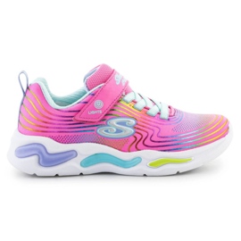 Chaussures Skechers S-Lights Wavy Beams 302338L-PKMT rose
