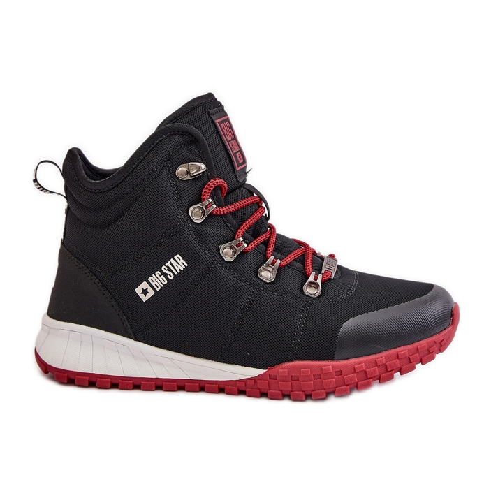 Chaussures de sport Trappers pour femmes Big Star KK274217 système de mousse à mémoire de forme noir le noir