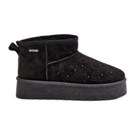 Bottes de neige avec décoration sur la plateforme Big Star OO274A105 Noir