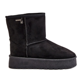 Bottes de neige à plateforme haute pour femmes Big Star OO274898 Noir