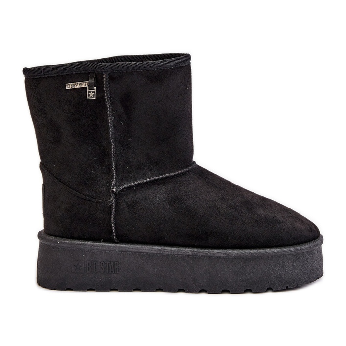 Bottes de neige à plateforme haute pour femmes Big Star OO274898 Noir le noir