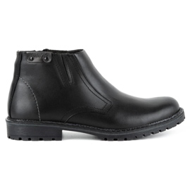 Olivier Bottes homme isolées en laine 815, face noire