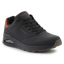 Chaussures Skechers Uno Suited On Air 183004-BBK le noir