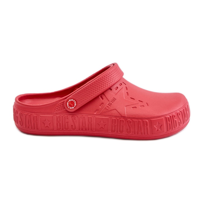 Sabots tongs légers pour hommes Big Star II175004 rouge