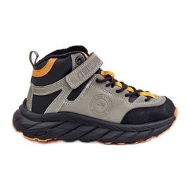 Chaussures Trekking Enfant Trappers Isolées Avec Velcro Big Star OO374181 Kaki vert Chaussures Trekking Enfant Trappers Isolées Avec Velcro Big Star OO374181 Kaki vert