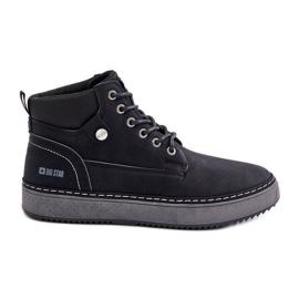 Bottes à lacets Big Star pour hommes OO174559 Hi-Poly System Noir