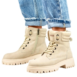 Bottes isolées pour femmes, beige GD-TL51BE Bottes isolées pour femmes, beige GD-TL51BE