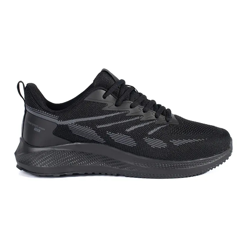 Vico Chaussures de sport en mesh noires pour hommes le noir
