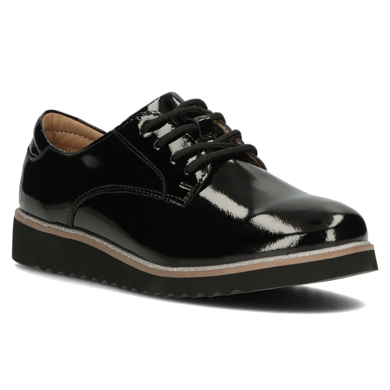 Filippo DP1514/24 Bk chaussures en cuir, noir