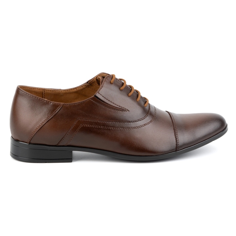 Olivier Chaussures habillées en cuir pour hommes, à lacets élégantes 290LU, marron brun Olivier Chaussures habillées en cuir pour hommes, à lacets élégantes 290LU, marron brun