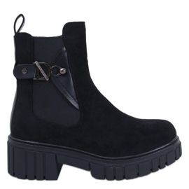 Errol Bottines Chelsea plateforme noires