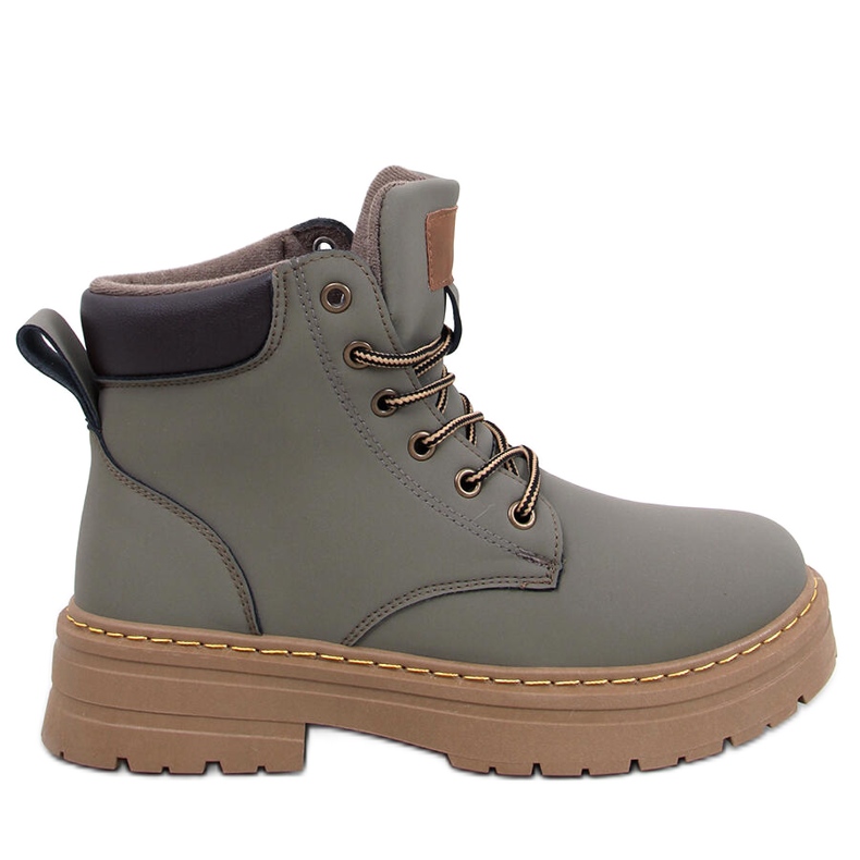 Bottes en bois pour femme Kellers Green vert
