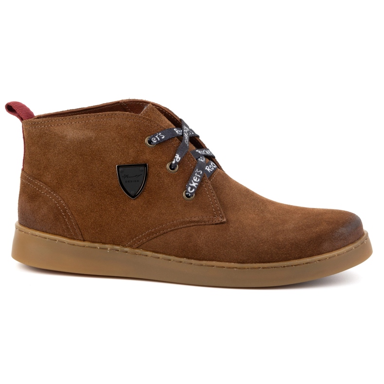 Chaussures Chukka en cuir pour hommes KAMPOL 110/804 marron brun Chaussures Chukka en cuir pour hommes KAMPOL 110/804 marron brun