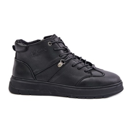 Bottines isolées en cuir Baskets pour hommes Lee Cooper LCJ-24-33-2913 Noir