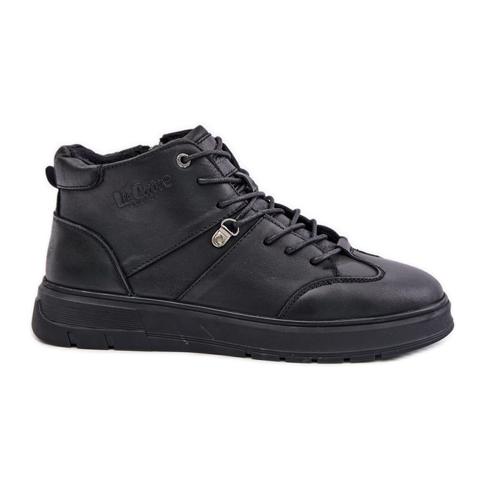 Bottines isolées en cuir Baskets pour hommes Lee Cooper LCJ-24-33-2913 Noir le noir