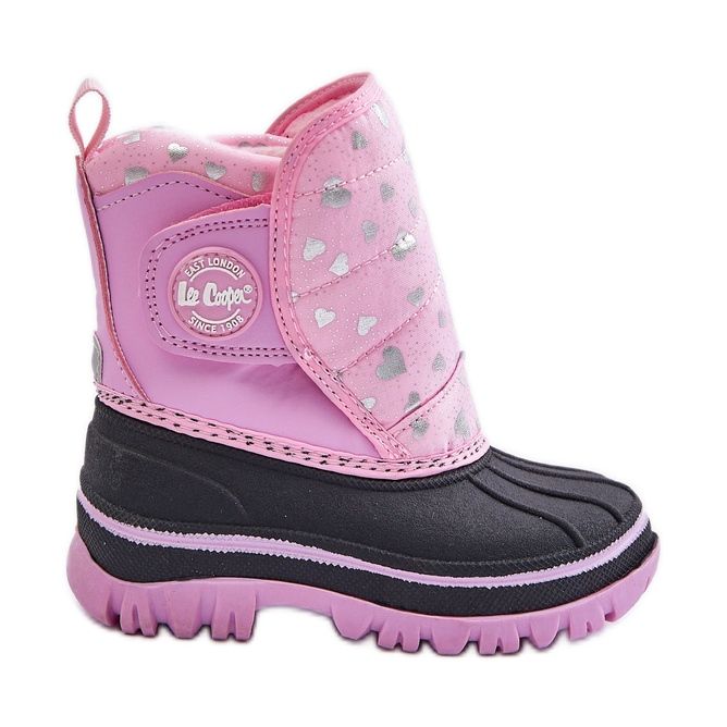 Bottes de neige Velcro Enfant Lee Cooper LCJ-24-44-2863K Rose