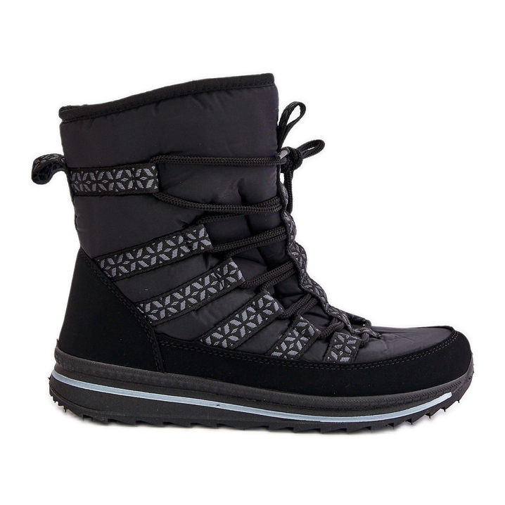 Bottes de neige Progress PROGJ-20-02 pour femmes, noir le noir