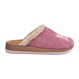 Chaussons Femme Avec Renne et Fourrure Inblu CT000034 Rose