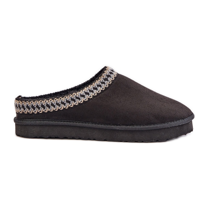 Chaussures de maison confortables Chaussons femme avec broderie Inblu FX000021 Noir le noir Chaussures de maison confortables Chaussons femme avec broderie Inblu FX000021 Noir le noir