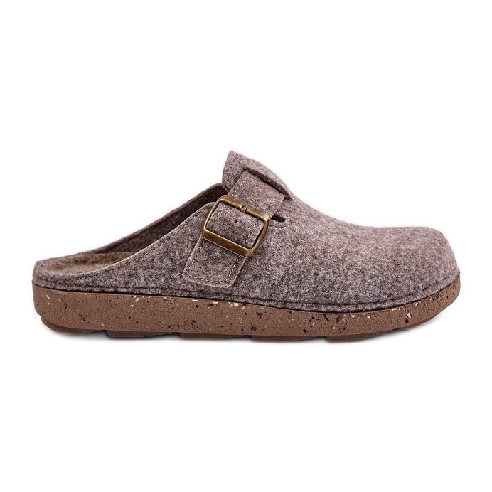 Chaussons Pour Hommes Avec Boucle Tongs Préventives Inblu MT000012 Beige Chaussons Pour Hommes Avec Boucle Tongs Préventives Inblu MT000012 Beige