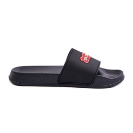 Tongs pour hommes avec logo Big Star OO174028 Noir