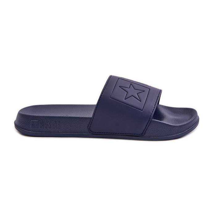 Tongs Légères Pour Hommes Avec Logo Big Star OO174031 Bleu Marine