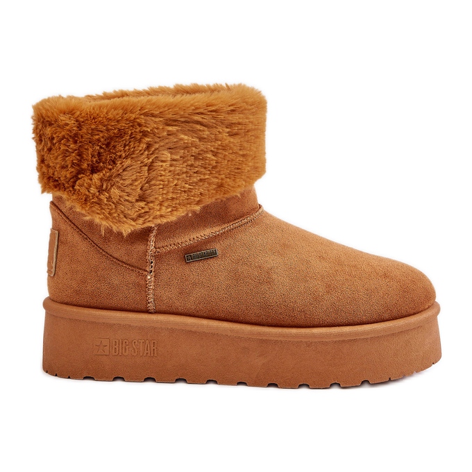 Boots de neige plateforme avec fourrure Big Star OO274A106 Camel beige Boots de neige plateforme avec fourrure Big Star OO274A106 Camel beige