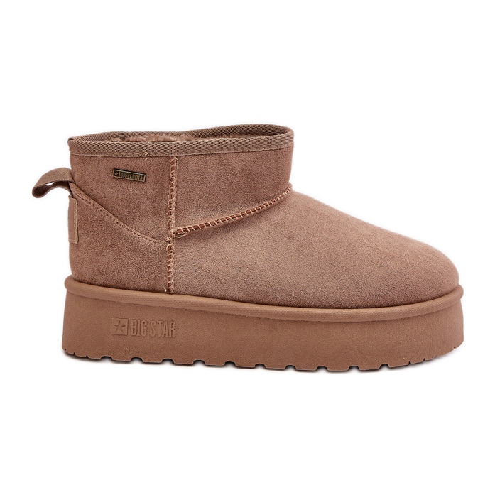 Bottes de neige basses à plateforme Big Star OO274A100 Beige