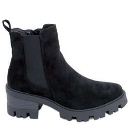 Bottines à talons Ragga noires le noir Bottines à talons Ragga noires le noir