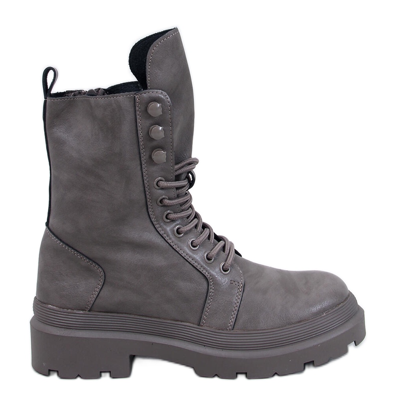 Bottines à lacets avec protecteur Kinchs Grigio gris Bottines à lacets avec protecteur Kinchs Grigio gris
