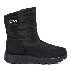 Bottes de neige légères noires pour femme