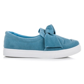 Kiss Angel Baskets bleues à nœud