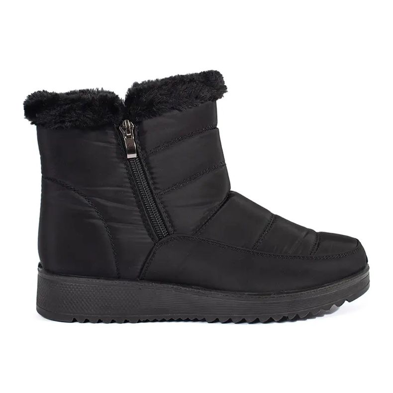 Bottes de neige légères noires pour femme le noir