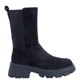 Bottines Chelsea montantes noires Seuss