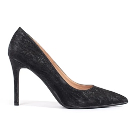 Seastar Escarpins femme pailletés noirs le noir