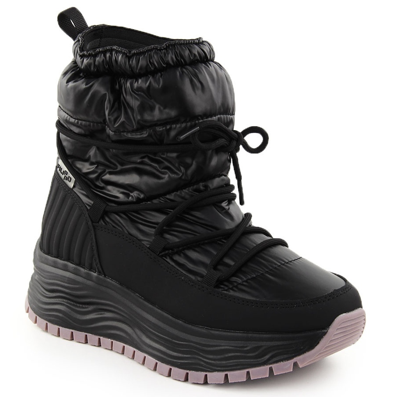 Noir Bottes de neige à enfiler pour femme Filippo DBT6647 avec plateforme le noir Noir Bottes de neige à enfiler pour femme Filippo DBT6647 avec plateforme le noir