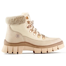 Bottes isolées pour femmes, beige CC-44CREM Bottes isolées pour femmes, beige CC-44CREM