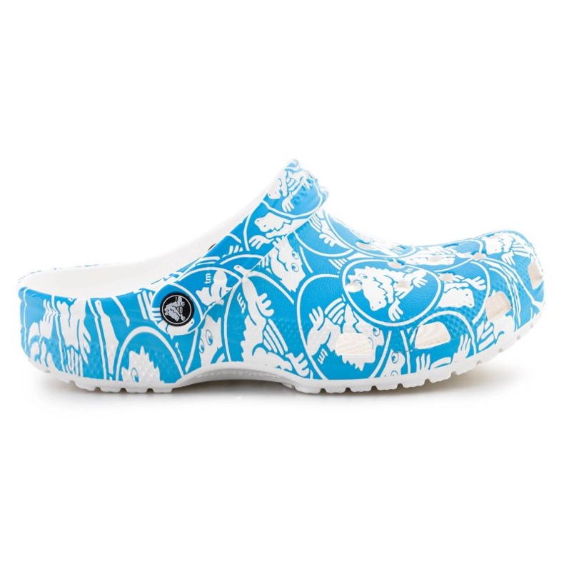 Crocs Classic Duke Print Sabot 210003-4OX bleu