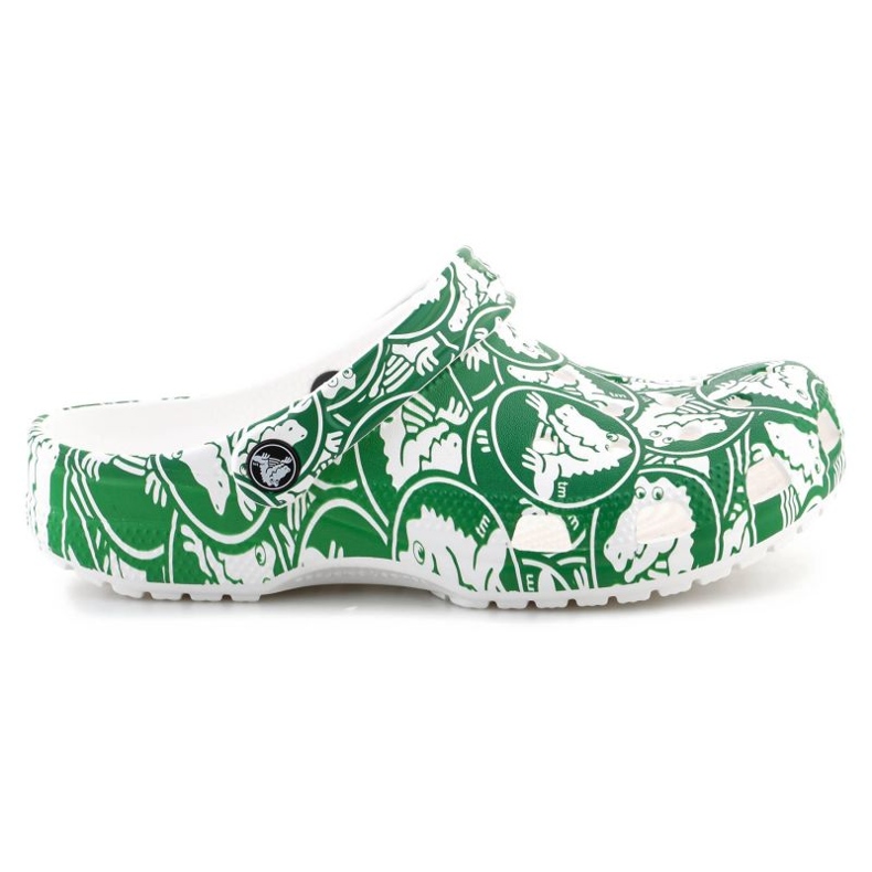 Crocs Classic Duke Print Sabot 210003-3WH vert