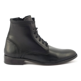 Olivier Bottines Chelsea homme en cuir, non isolées, 287 Noir
