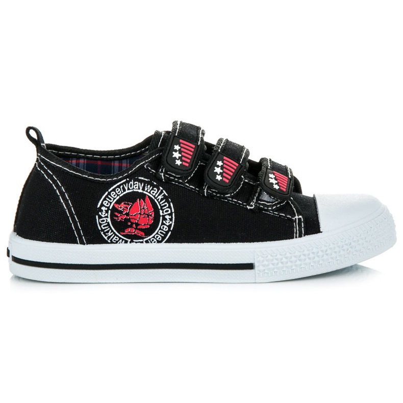 American Club Baskets Velcro le noir American Club Baskets Velcro le noir