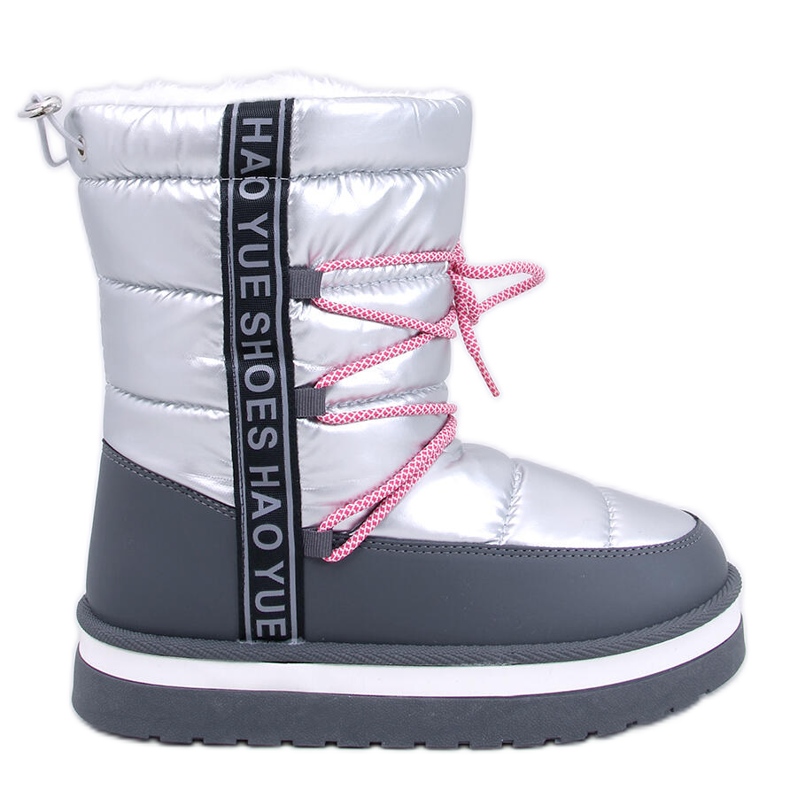 Bottes de neige femme Archie Silver gris