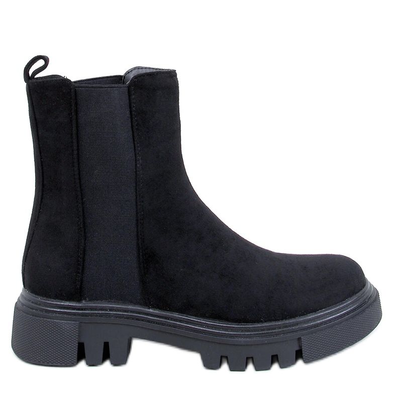 Swanson Bottines Chelsea montantes noires le noir
