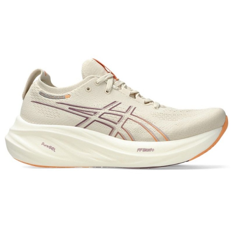 Chaussures de course Asics Gel Nimbus 26 1012B601250 beige