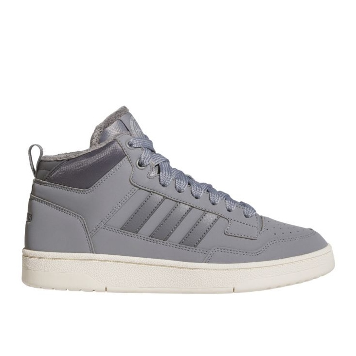 Chaussures Adidas Rapid Court Mid Winterized JR0169 gris Chaussures Adidas Rapid Court Mid Winterized JR0169 gris