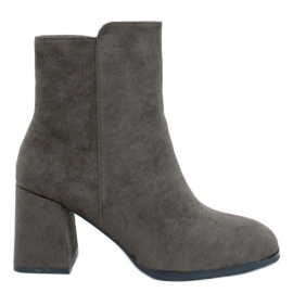 Weish DK.GREEN bottines lisses à talons hauts vert Weish DK.GREEN bottines lisses à talons hauts vert