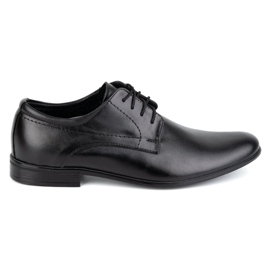Olivier Chaussures habillées en cuir pour hommes 292lu noir