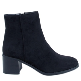 Bottines à talons hauts Classic Annie Black le noir