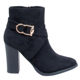 Janisa Bottines à talons hauts noires le noir